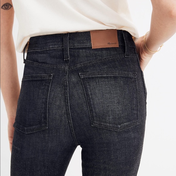 Madewell 10" High-Rise Drop-Hem Jeans - Picture 3 of 6